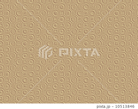 Beige pink golden embossed paper 3D texture with circles 10513846