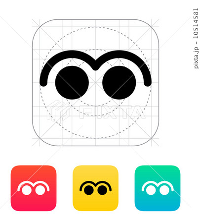 Two Finger tap gesture abstract icon. 10514581