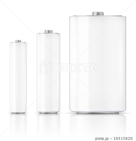 White battery template. 10515620