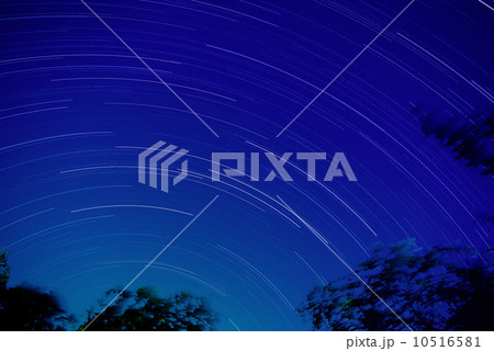 Star trail view from Sriracha, Thailand 10516581