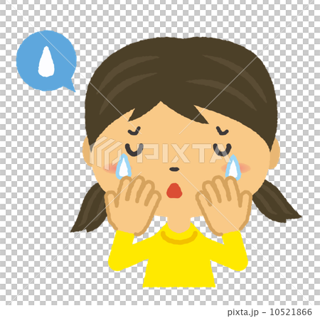 小学生　女児　泣く 10521866