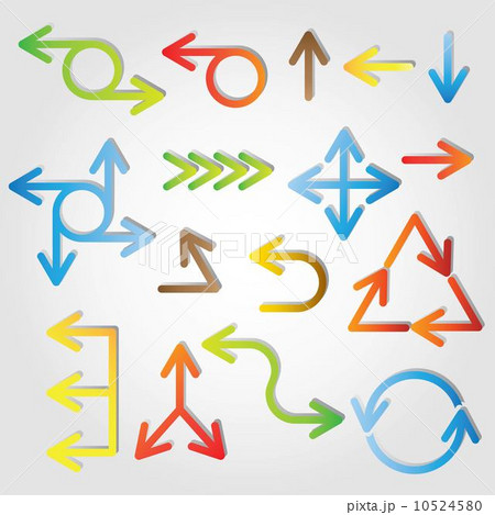 colorful arrow sign 10524580