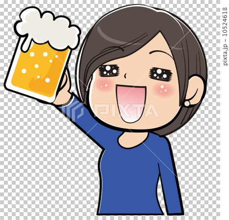 A woman toast with beer 10524618