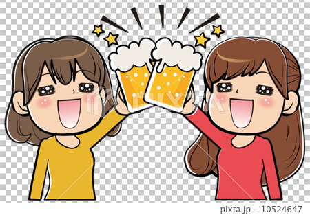乾杯する女性 乾杯する女性 10524647