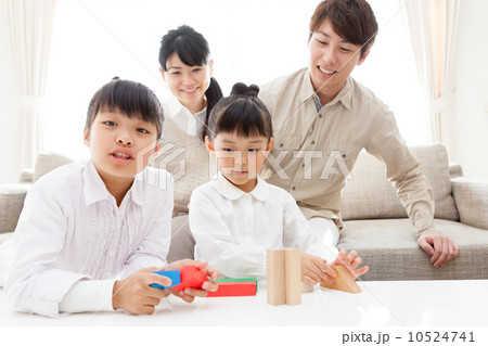積み木　家族 10524741