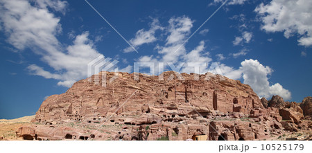 Petra, Jordan (panoramic view)-- it is a symbol of Jordan Petra, Jordan (panoramic view)-- it is a symbol of Jordan 10525179