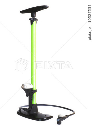 Bicycle pump isolated on white Bicycle pump isolated on white 10527555