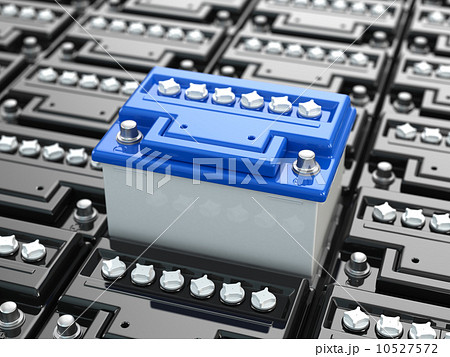 Car batteries background. Blue accumulators. Car batteries background. Blue accumulators. 10527572
