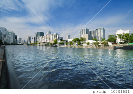 楽水橋から臨む港南の風景 10531631