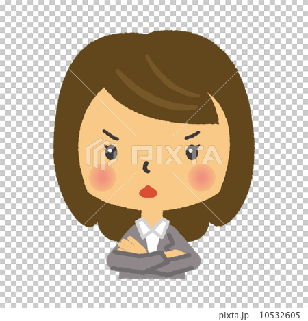 Business woman get angry 10532605