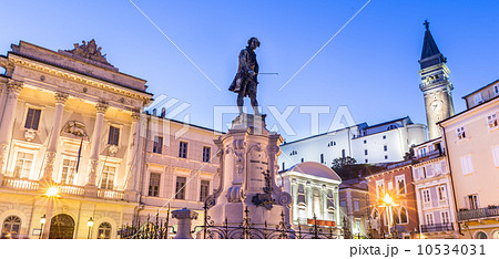 Tartini square in Piran, Slovenia, Europe Tartini square in Piran, Slovenia, Europe 10534031