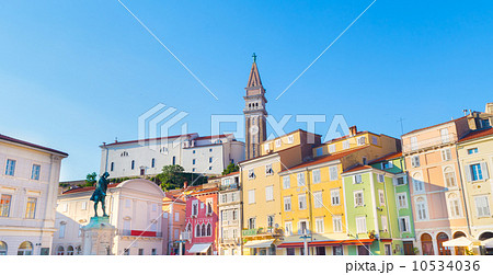 Tartini square in Piran, Slovenia, Europe  10534036