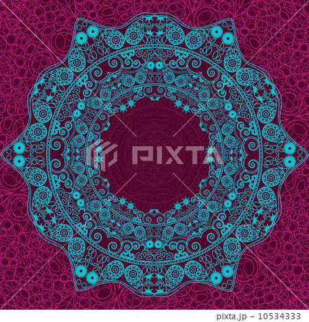 Abstract Indian Blue Element Abstract Indian Blue Element 10534333
