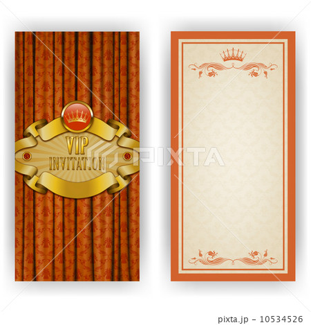 Elegant template for vip luxury invitation 10534526