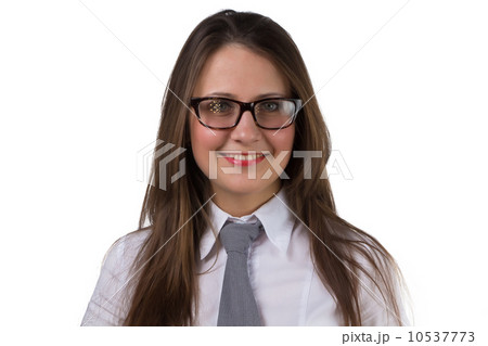 Portrait of a businesswoman with glasses Portrait of a businesswoman with glasses 10537773