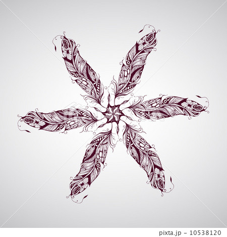 Vector Feather Composition 10538120