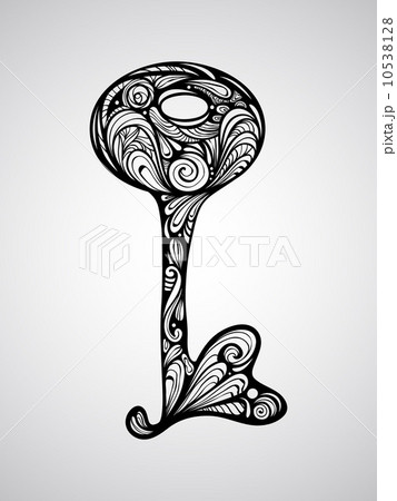 Vector Hand Drawn Key 10538128