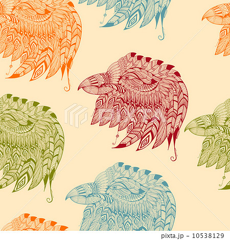 Vector Seamless Pattern with Eagles Vector Seamless Pattern with Eagles 10538129