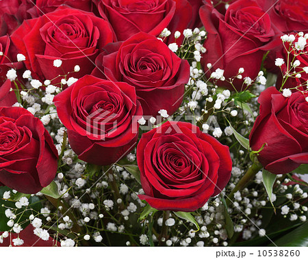 Flower bouquet from red roses. 10538260