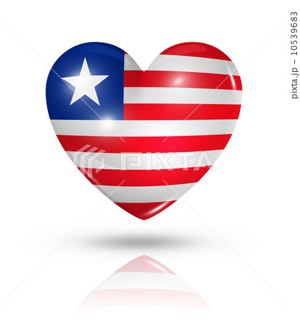 Love Liberia, heart flag icon Love Liberia, heart flag icon 10539683