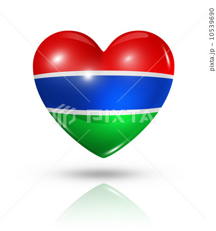 Love Gambia, heart flag icon Love Gambia, heart flag icon 10539690