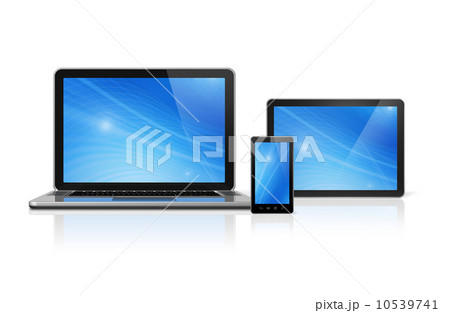 Laptop, mobile phone and digital tablet pc 10539741