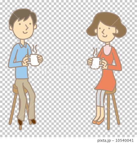 Couple having tea 10540041