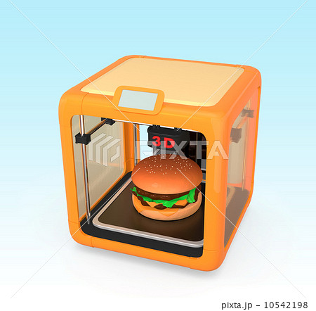 3Dプリンタでハンバーガーを作る 10542198