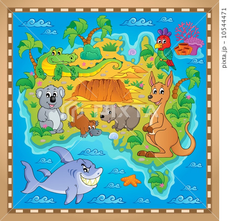 Australian map theme image 2 10544471