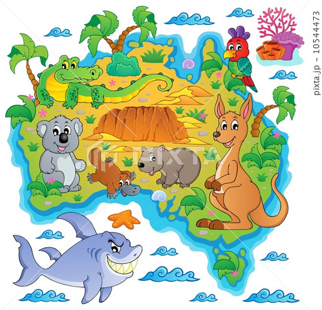 Australian map theme image 3 10544473