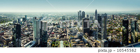 Panoramic view of Frankfurt am Main city, Germany 10545562