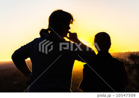 Mother Daughter Affections Love Silhouette 10547509