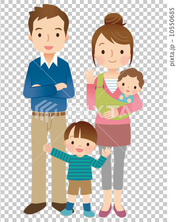 幼い子供のいる家族 幼い子供のいる家族 10550685
