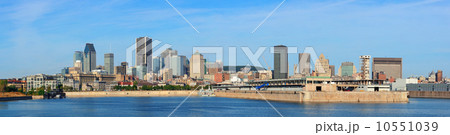 Montreal city skyline over river panorama Montreal city skyline over river panorama 10551039