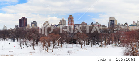 New York City Manhattan Central Park panorama in winter New York City Manhattan Central Park panorama in winter 10551061