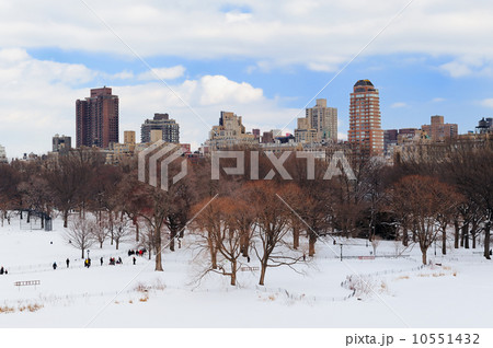 New York City Manhattan Central Park in winter 10551432