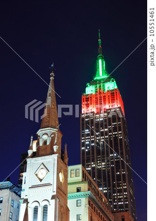 Empire State Building night view Empire State Building night view 10551461