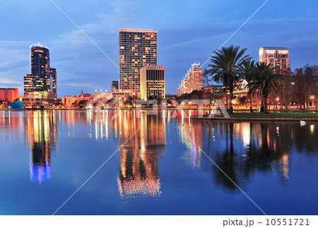 Orlando downtown dusk 10551721