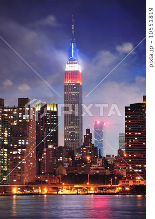 Empire State Building at night Empire State Building at night 10551819