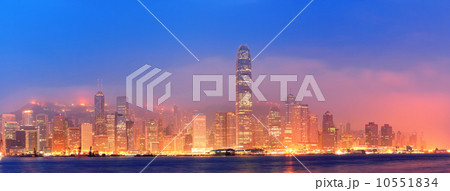 Hong Kong Victoria Harbor panorama 10551834