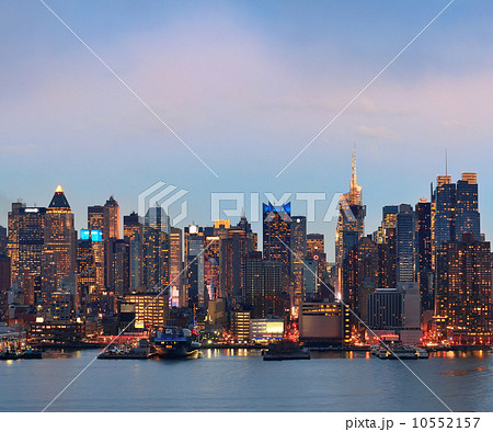 New York City sunset New York City sunset 10552157