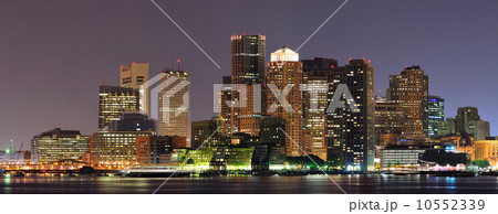 Boston night panorama Boston night panorama 10552339