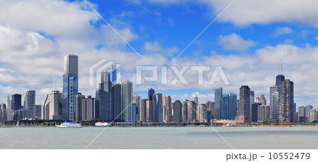 Chicago city urban skyline panorama 10552479