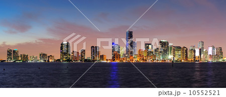 Miami night scene 10552521