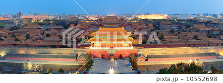 Forbidden City at dusk 10552698