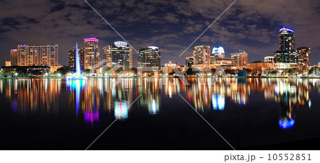 Orlando night panorama 10552851