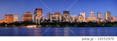 Boston city at night 10552970
