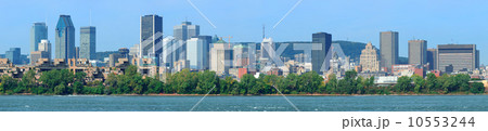 Montreal city skyline over river panorama 10553244