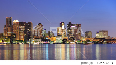 Boston downtown skyline panorama 10553713