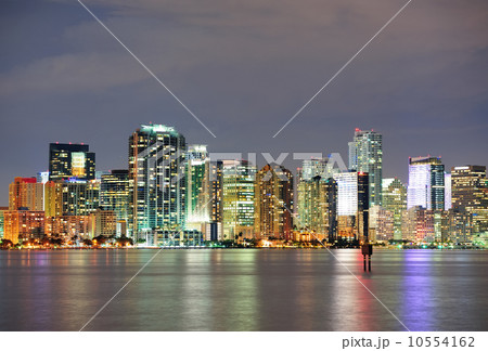 Miami night scene Miami night scene 10554162